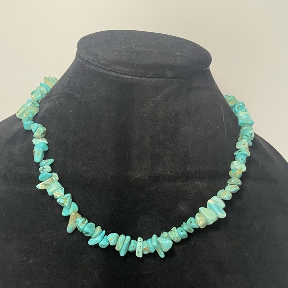 Jewelry - Necklace duo -turquoise color chip and tiger eye chip beads.